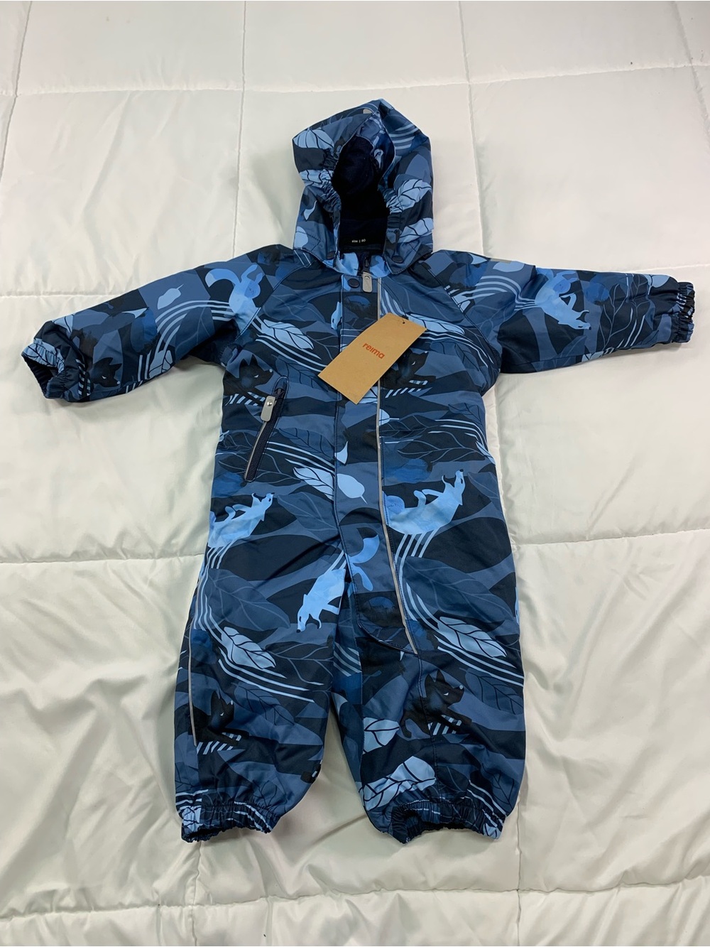 New reima snow suit size 12-18M